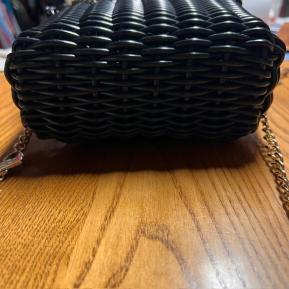 Betsy Johnson Wicker Purse With Decorative Stones - Picture 8 of 8